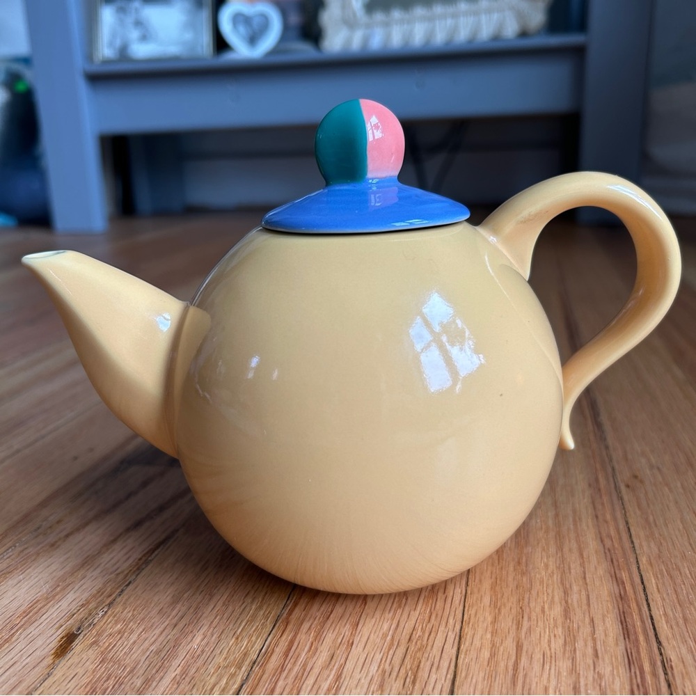 Vintage Lindt Stymeist Japan Colorways Teapot Colorful Ceramic Teapot